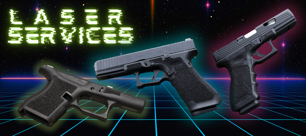 Laser Stippling for Glocks, Enhance your Glocks grip and aesthetics